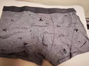 南極人男士?jì)妊澕兠蘅钅猩鷮捤纱蟠a桑蠶抗菌四角褲頭青少年印花平角短褲 黑色+藏青+深灰- 3條 XL 【體重120-140斤】 曬單實(shí)拍圖