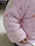 豆苗兒寶寶衣服冬季加厚棉衣嬰兒衣服純棉花手工棉襖內(nèi)膽新生兒童幼兒一歲男女寶寶保暖棉服冬裝 可愛粉色（加厚款） 100碼建議年齡2-3歲 曬單實(shí)拍圖