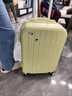 袋鼠（KANGAROO）拉桿箱女大容量箱行李箱萬(wàn)向輪旅行箱小型密碼登機箱高顏值男學(xué)生 黃色（基礎掛鉤款） 24英寸 曬單實(shí)拍圖