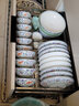 華光國瓷 碗碟套裝輕奢中國風(fēng)骨瓷餐具套裝高溫釉中彩  國彩天姿 國彩天姿6人用禮盒裝 32頭 曬單實(shí)拍圖