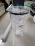 華派玻璃杯馬克杯帶蓋創(chuàng)意杯子卡通情侶杯套裝印花玻璃水杯吸管牛奶杯 小廚師刻度杯400ml 蓋子+吸管 曬單實拍圖