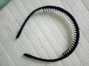 安之尚 時尚飾品 飾品高韌性發(fā)飾 發(fā)夾 帶齒發(fā)箍壓發(fā)條 面膜洗臉發(fā)箍壓發(fā)條頭箍發(fā)卡 5#藏青色 曬單實拍圖