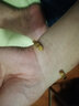 子午線(xiàn) 男士手鐲韓版霸氣never give up個(gè)性嘻哈潮男手環(huán)學(xué)生手飾潮飾品 金色 曬單實(shí)拍圖