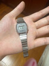卡西歐（CASIO）小方塊防水情侶百搭時尚腕表A158WA A159/LA670-1金色簡約電子表 LA670WA-7D真的好看 【贈送貼膜】 曬單實拍圖