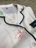 達(dá)芬奇密碼睡衣女春秋夏季2025新款仿真冰雪絲長袖女士睡衣居家服套裝可外穿 清花微雨 L （推薦100-120斤） 曬單實(shí)拍圖