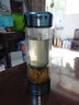 TAIC 太可純鈦茶水分離杯雙層高硼硅玻璃杯隔熱泡茶杯子水杯喝茶禮物 莫奈·瀚海藍360ml 360ml 曬單實拍圖