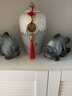 久造 陶瓷動(dòng)物年年有魚(yú)擺件招財(cái)玄關(guān)客廳辦公室博古架家居裝飾桌面擺設(shè)創(chuàng)意工藝禮品送朋友送長(zhǎng)輩 官窯年年有余擺件一對(duì) 曬單實(shí)拍圖