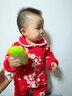 寶然寶然嬰兒唐裝衣服女寶寶冬裝棉衣棉服套裝周歲禮服過年拜年服9192 9233翻領(lǐng)套裝 73cm 曬單實拍圖