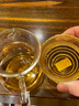 彼物錘紋玻璃杯小茶杯 功夫茶杯玻璃茶具主人杯個人單杯子泡茶品茗杯 煙雨杯 曬單實(shí)拍圖