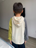 馬·拉?。∕.Latin）/童裝兒童衛(wèi)衣秋裝新款男童女童大童戶(hù)外拼接連帽衛(wèi)衣 牛油果綠 120cm 曬單實(shí)拍圖