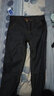蘭威費雷春夏\/秋冬季直筒寬松帶絨男士加絨加厚牛仔褲男保暖加棉牛仔褲子 021黑色加厚 加絨 31 二尺四 曬單實(shí)拍圖