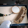 [鶯歌燕舞]天然正品綠檀木梳子古風(fēng)鏡子套裝精品禮物送女朋友長(zhǎng)發(fā) 禮盒裝 曬單實(shí)拍圖