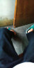 至涛 裤子男春夏季牛仔裤直筒宽松美式复古阔腿美式高街复古休闲长裤 黑（皮带款） XL ( 建议110-130斤可穿 ) 实拍图
