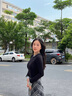 LAGOGO【云感】蓄熱保暖簡(jiǎn)約T恤女拉谷谷春秋新款修身圓領(lǐng)上衣 黑灰(WR) M 曬單實(shí)拍圖