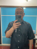 ABXA短袖襯衫男士夏季高級感痞帥大碼男裝寬松上衣服潮牌休閑日系襯衣 黑色 3XL 曬單實(shí)拍圖