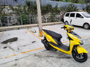 杰帆（JF）踏板摩托車可上牌125cc尚領(lǐng)燃油外賣車男女式踏板車摩托車助力車 黃分黑 國四電噴版（可上牌） 曬單實拍圖