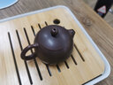 此時(shí)此刻廣西欽州坭興陶純手工茶壺徐小鋒光素西施壺素壺泡茶壺泥興陶茶壺 西施壺（210cc） 曬單實(shí)拍圖