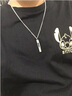 芯奢項鏈男潮學(xué)生不易褪色簡(jiǎn)約嘻哈字母棒子項鏈潮男情侶長(cháng)款毛衣鏈掛 金色 曬單實(shí)拍圖