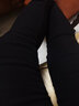 魔之韻打底褲女加絨褲子女士秋冬季小腳褲鉛筆褲加厚保暖大碼緊身褲8032 加絨 黑色加厚 3XL（140-155斤左右） 曬單實(shí)拍圖
