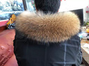 羽絨服毛領(lǐng)真毛單買單賣毛帽超大貉子狐貍毛真子女帽子帽條通用圍脖 深色毛寬16厘米長70厘米 曬單實拍圖