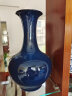 焕迪松 景德镇陶瓷器 创意窑变艺术蓝色星空花瓶 赏瓶 现代时尚家居摆设 赏瓶带底座 实拍图