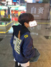 港埔潮美式復(fù)古飛行員夾克外套男女秋冬韓版bf寬松高街vintage棒球服ins 藏青色   加棉加厚 M 曬單實拍圖