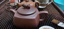 一茗金砂宜興全手工名家紫砂壺泡茶壺原礦老紫泥吳娟華大品500CC牛氣沖天 光款 曬單實拍圖