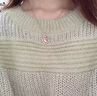 法蔻（farcoko）輕奢永恒之心項(xiàng)鏈女心形鎖骨鏈實(shí)用走心520情人節(jié)生日禮物送女友 白金色·藍(lán)鉆【順豐/賀卡/刻字】 曬單實(shí)拍圖