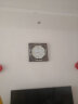 康巴丝(Compas)挂钟创意客厅石英钟表中式仿古工艺钟古典时尚电子时钟表挂墙 2525咖木 实拍图