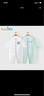 優(yōu)奇嬰兒夏天衣服夏季薄款寶寶夏裝連體衣網(wǎng)紗布純棉超薄空調(diào)服爬爬服 曬單實(shí)拍圖
