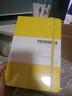 Paperideas 皮面點(diǎn)陣筆記本a5手帳本方格硬面綁帶本商務(wù)記事本定制日記本成人簡(jiǎn)約帶頁(yè)碼空白本 檸檬黃 A5/188頁(yè) 橫線(xiàn)內頁(yè) 曬單實(shí)拍圖