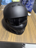 AHP3C國內蝎子頭盔摩托車(chē)頭盔復古戰士組合四季半盔多功能安全帽 啞黑.送鏡片手套頭套 L 曬單實(shí)拍圖
