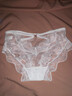 JIOESC蕾絲內(nèi)褲女士性感純棉襠中腰無痕2024新款爆款女生時(shí)尚純欲短褲頭 白色+黑色+綠色 3條 均碼 【建議80-120斤】 曬單實(shí)拍圖