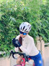UKE女抓絨長(cháng)袖騎行服 秋冬季公路自行車(chē) 戶(hù)外鎖溫保暖純色外套 清瑤 月白 S 曬單實(shí)拍圖