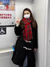 鉑吶苓圍巾女冬季韓版百搭紅色格子學(xué)生保暖新年禮物生日本命年圍脖披肩 圍巾【紅色格子】 曬單實(shí)拍圖