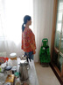 悅澈中老年人女士寬松版短袖夏季薄款洋氣棉麻上衣中年媽媽裝氣質中老 2175紅色 L(建議100-150斤) 曬單實拍圖