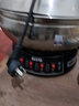 半球（Peskoe）多功能電熱鍋家用電炒鍋多用途鍋電煮鍋電蒸鍋加厚食品級(jí)不銹鋼炒菜鍋電火鍋電燉鍋炒鍋 3.2L 大功率32CM【蒸籠款】 曬單實(shí)拍圖