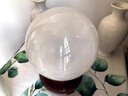 艾柯索  IKXO純天然白水晶球客廳裝飾擺件家居飾品辦公室高檔原石打磨支持鑒定精選直徑10厘米 曬單實(shí)拍圖