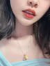 WEOI魔物好事花生銀項鏈女新中式和田玉吊墜鎖骨鏈飾品生日禮物送女友 好事花生925銀項鏈 曬單實(shí)拍圖