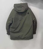 Lee dprre連帽羽絨服男士2023年新款加厚服工裝冬季中長款外套男 綠色 M 100-115斤 曬單實拍圖