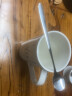 莲泽 陶瓷咖啡杯子马克杯情侣杯创意早餐杯子办公水杯带盖带勺子 数字20大容量单杯一条 实拍图