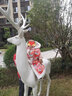 優(yōu)奇嬰兒外出斗篷寶寶披風(fēng)防風(fēng)衣秋冬過(guò)年加厚抱被小兒童連帽外套冬天 鳳舞九天【加厚防風(fēng)】 95cm【推薦0-5歲】 曬單實(shí)拍圖