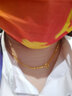 菜百首飾 黃金項(xiàng)鏈 足金三葉草心形黃金項(xiàng)鏈 計(jì)價(jià) 約10.40克約45厘米 曬單實(shí)拍圖