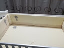 乖貝比嬰兒床床圍防撞嬰兒床上用品套件全棉寶寶圍可拆洗兒童床圍 被套+厚冬被芯 120*70 曬單實(shí)拍圖