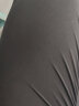 杉努裤子男士夏款春秋季潮流冰丝直筒宽松阔腿休闲裤港风九分小西男裤 K21-黑色（冰丝款） 3XL（建议155-170斤） 实拍图