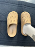 遠(yuǎn)港褶皺洞洞鞋女款夏季辦公室家居透氣防滑eva防臭戶外穿沙灘涼拖鞋 卡其色 35-36 【標(biāo)準(zhǔn)碼】 曬單實(shí)拍圖