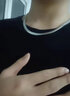 蔓笙項鏈男士高級壓花不掉色嘻哈古巴美式運動(dòng)健身肌肉潮流配飾鏈 項鏈 曬單實(shí)拍圖