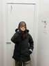 加拿大鵝（Canada Goose）Lyndale 女士黑標(biāo)派克大衣大鵝羽絨服 經(jīng)典升級 3824WB 61 黑色 S 曬單實(shí)拍圖