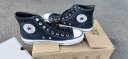 匡威（Converse）官方 专业AII Star男女高帮翻毛皮运动滑板鞋159573C 159573C/黑色 37 实拍图