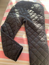 暖冬鴨鴨80歲奶奶羽絨棉褲老太太穿的冬裝女輕薄棉褲冬季外穿褲子保暖褲 8312黑色直筒 2XL 建議135-150斤 曬單實(shí)拍圖